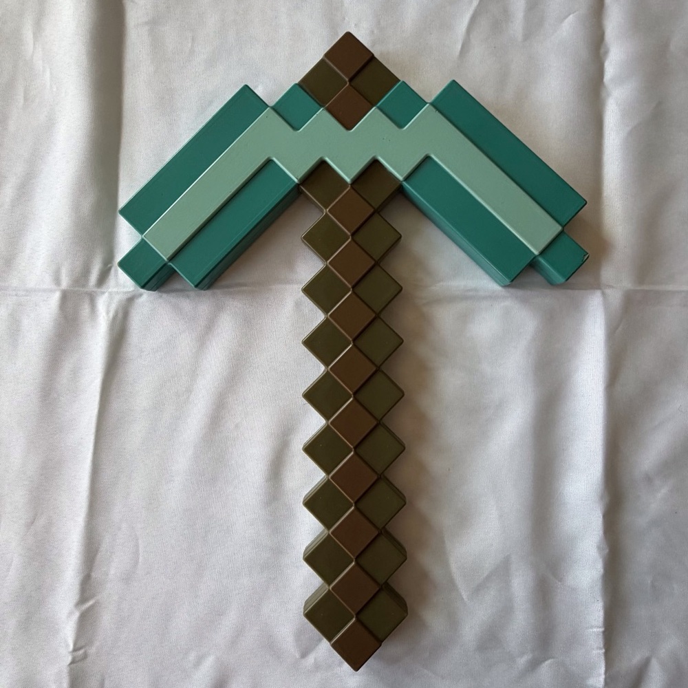 Minecraft Diamond Pickaxe costume accessory prop toy